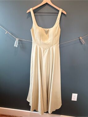 Odd Muse Square Neck MIDI Dress